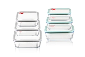 glass bakeware set with lid